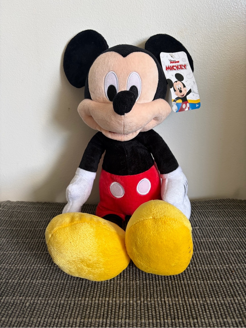Disney Junior Mickey Mouse 16” Large Plush Stuffed Animal Toy Just Play NWT